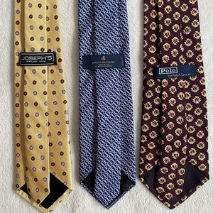 Men's Tie Lot- Ralph Lauren, Josephs, Brooks Bros